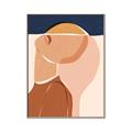 Picture of Figurative Half Face _GroupedProduct_Rectangle_Portrait_Canvas_Framed_