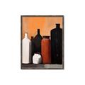 Picture of Still Life Symphony in Peach _GroupedProduct_Rectangle_Portrait_Canvas_Framed_