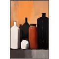 Picture of Still Life Symphony in Peach _GroupedProduct_Rectangle_Portrait_Canvas_Framed_