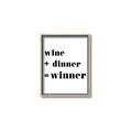 Picture of Wine Dinner Winner _GroupedProduct_Rectangle_Portrait_Canvas_Framed_