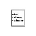 Picture of Wine Dinner Winner _GroupedProduct_Rectangle_Portrait_Canvas_Framed_