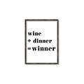 Picture of Wine Dinner Winner _GroupedProduct_Rectangle_Portrait_Canvas_Framed_