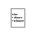 Picture of Wine Dinner Winner _GroupedProduct_Rectangle_Portrait_Canvas_Framed_
