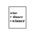 Picture of Wine Dinner Winner _GroupedProduct_Rectangle_Portrait_Canvas_Framed_