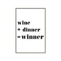 Picture of Wine Dinner Winner _GroupedProduct_Rectangle_Portrait_Canvas_Framed_