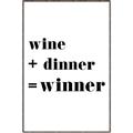 Picture of Wine Dinner Winner _GroupedProduct_Rectangle_Portrait_Canvas_Framed_
