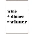 Picture of Wine Dinner Winner _GroupedProduct_Rectangle_Portrait_Canvas_Framed_