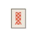 Picture of Mosaic of Peach Vase _GroupedProduct_Rectangle_Portrait_Canvas_Framed_