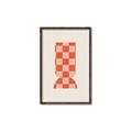 Picture of Mosaic of Peach Vase _GroupedProduct_Rectangle_Portrait_Canvas_Framed_