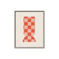 Picture of Mosaic of Peach Vase _GroupedProduct_Rectangle_Portrait_Canvas_Framed_