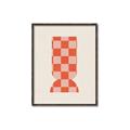 Picture of Mosaic of Peach Vase _GroupedProduct_Rectangle_Portrait_Canvas_Framed_