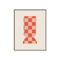 Picture of Mosaic of Peach Vase _GroupedProduct_Rectangle_Portrait_Canvas_Framed_