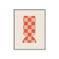 Picture of Mosaic of Peach Vase _GroupedProduct_Rectangle_Portrait_Canvas_Framed_