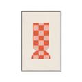 Picture of Mosaic of Peach Vase _GroupedProduct_Rectangle_Portrait_Canvas_Framed_