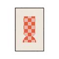 Picture of Mosaic of Peach Vase _GroupedProduct_Rectangle_Portrait_Canvas_Framed_