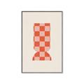 Picture of Mosaic of Peach Vase _GroupedProduct_Rectangle_Portrait_Canvas_Framed_