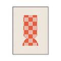 Picture of Mosaic of Peach Vase _GroupedProduct_Rectangle_Portrait_Canvas_Framed_