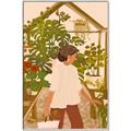 Picture of Dreamy Orchard Dalliance _GroupedProduct_Rectangle_Portrait_Canvas_Framed_