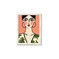 Picture of Peachy Elegance _GroupedProduct_Rectangle_Portrait_Framed_Matted_