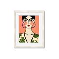 Picture of Peachy Elegance _GroupedProduct_Rectangle_Portrait_Framed_Matted_