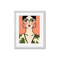 Picture of Peachy Elegance _GroupedProduct_Rectangle_Portrait_Framed_Matted_