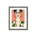 Picture of Peachy Elegance _GroupedProduct_Rectangle_Portrait_Framed_Matted_