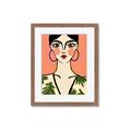 Picture of Peachy Elegance _GroupedProduct_Rectangle_Portrait_Framed_Matted_