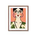 Picture of Peachy Elegance _GroupedProduct_Rectangle_Portrait_Framed_Matted_