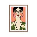 Picture of Peachy Elegance _GroupedProduct_Rectangle_Portrait_Framed_Matted_