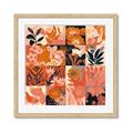 Picture of Whispers of Peach Memory _GroupedProduct_Square_Framed_Matted_