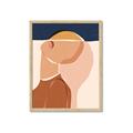 Picture of Figurative Half Face _GroupedProduct_Rectangle_Portrait_Framed_Matted_