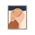 Picture of Figurative Half Face _GroupedProduct_Rectangle_Portrait_Framed_Matted_