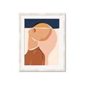 Picture of Figurative Half Face _GroupedProduct_Rectangle_Portrait_Framed_Matted_