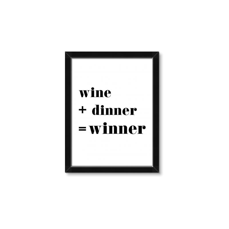 Picture of Wine Dinner Winner _GroupedProduct_Rectangle_Portrait_Framed_Matted_