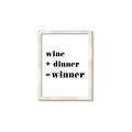 Picture of Wine Dinner Winner _GroupedProduct_Rectangle_Portrait_Framed_Matted_