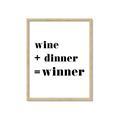 Picture of Wine Dinner Winner _GroupedProduct_Rectangle_Portrait_Framed_Matted_