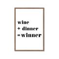 Picture of Wine Dinner Winner _GroupedProduct_Rectangle_Portrait_Framed_Matted_