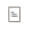 Picture of Wine Dinner Winner _GroupedProduct_Rectangle_Portrait_Framed_Matted_