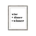 Picture of Wine Dinner Winner _GroupedProduct_Rectangle_Portrait_Framed_Matted_