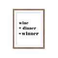 Picture of Wine Dinner Winner _GroupedProduct_Rectangle_Portrait_Framed_Matted_