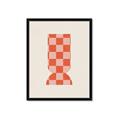 Picture of Mosaic of Peach Vase _GroupedProduct_Rectangle_Portrait_Framed_Matted_