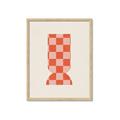 Picture of Mosaic of Peach Vase _GroupedProduct_Rectangle_Portrait_Framed_Matted_