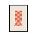 Picture of Mosaic of Peach Vase _GroupedProduct_Rectangle_Portrait_Framed_Matted_