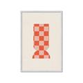 Picture of Mosaic of Peach Vase _GroupedProduct_Rectangle_Portrait_Framed_Matted_