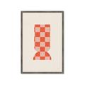 Picture of Mosaic of Peach Vase _GroupedProduct_Rectangle_Portrait_Framed_Matted_