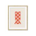 Picture of Mosaic of Peach Vase _GroupedProduct_Rectangle_Portrait_Framed_Matted_