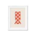 Picture of Mosaic of Peach Vase _GroupedProduct_Rectangle_Portrait_Framed_Matted_