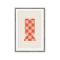 Picture of Mosaic of Peach Vase _GroupedProduct_Rectangle_Portrait_Framed_Matted_