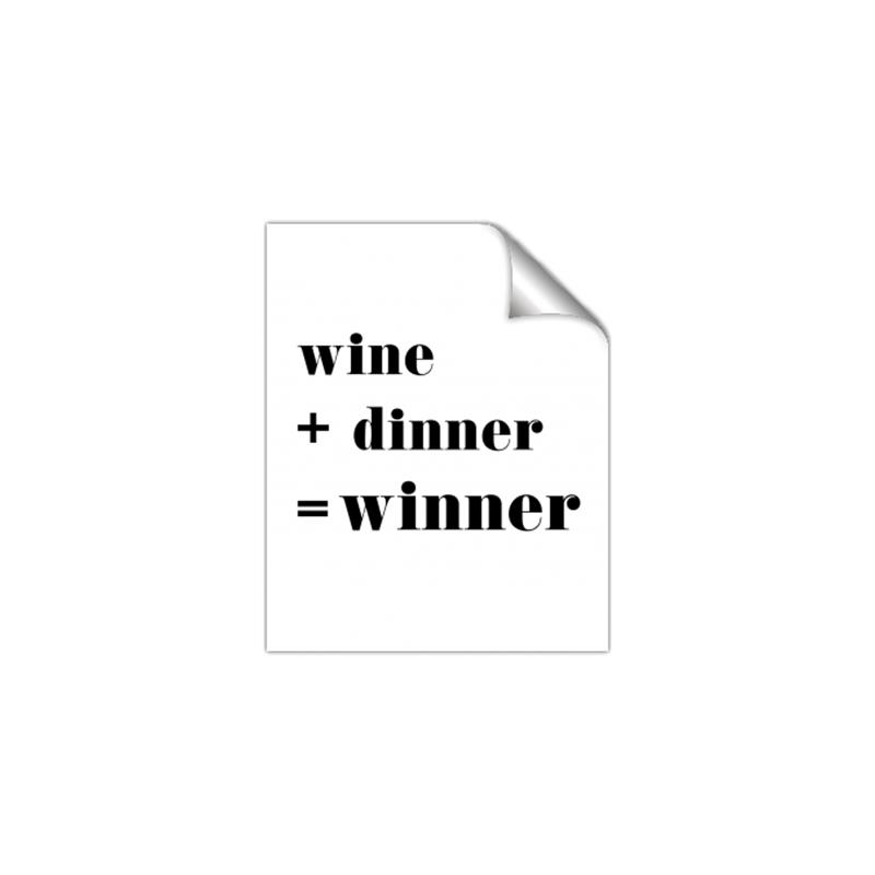 Picture of Wine Dinner Winner _GroupedProduct_Rectangle_Portrait_Unframed_Print_Only_
