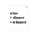Picture of Wine Dinner Winner _GroupedProduct_Rectangle_Portrait_Unframed_Print_Only_